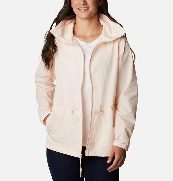 Columbia Wild Willow Windbreaker White For Women's NZ49710 New Zealand